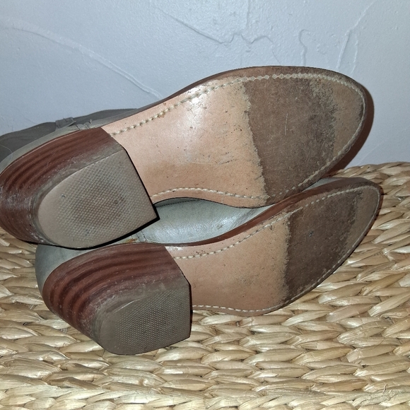 Vintage Acme Dingo Mens Boots Size 8.5 D Beige Made In USA - Picture 6 of 6